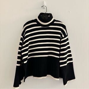 NWOT Toteme Striped Turtleneck Sweater